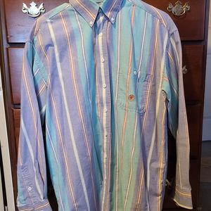 Mens western long sleeve button down